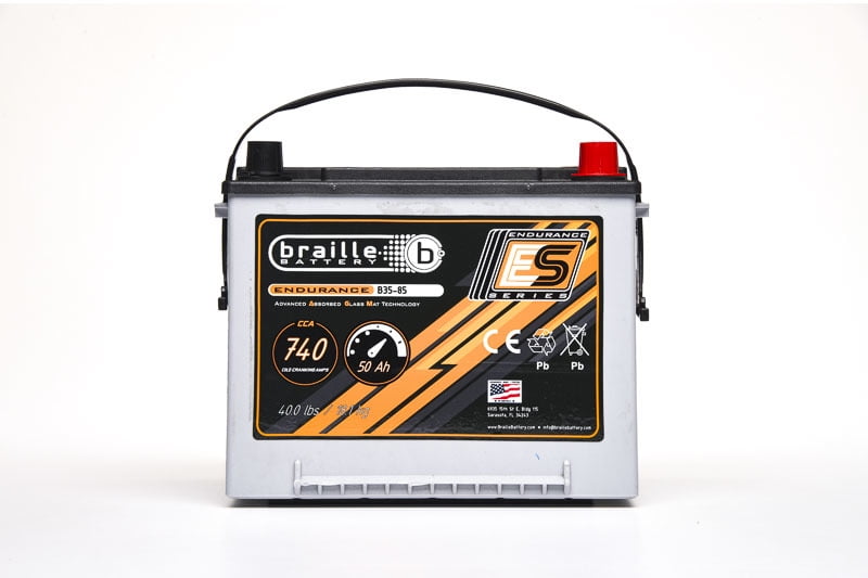 Braille 35/85 Endurance AGM Battery 740 CCA Braille 35/85 Endurance AGM Battery 740 CCA