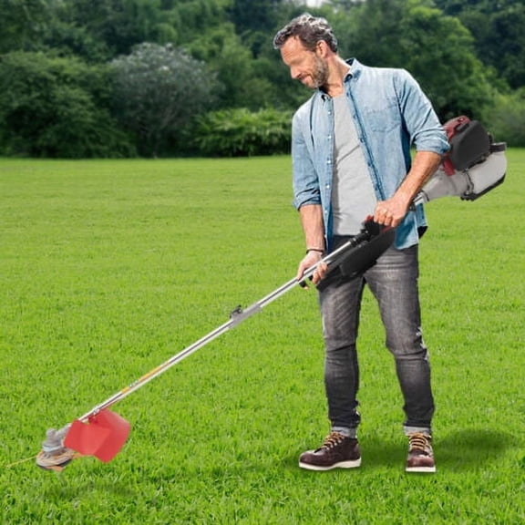 35.88 CC 4 Stroke Gas Power String Trimmer Lawn Grass Trimmer Cutter Weed Edger