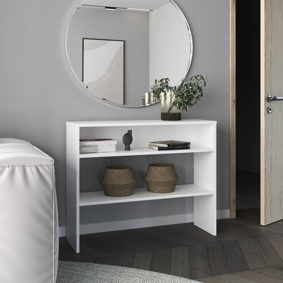 35.98 lb White Library Desk / Durable and Stable for Use