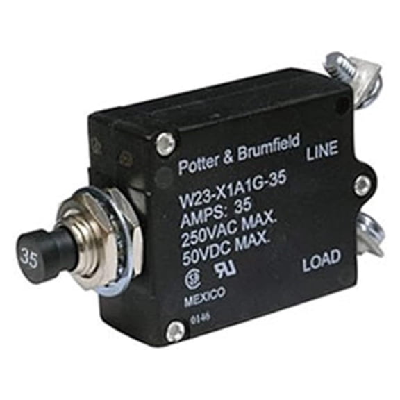 35 Amp Circuit Breaker - W23-35 & W23-X1A1G-35/35 - Electrical Panel Breaker Replacement - UL Listed - 120/240 Volt - Residential & Commercial Use