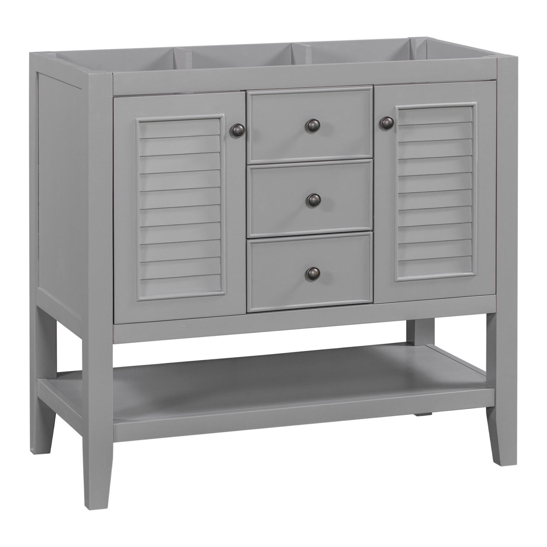 35" Bathroom Vanity without Sink, Modern Undermount Bathroom Sink