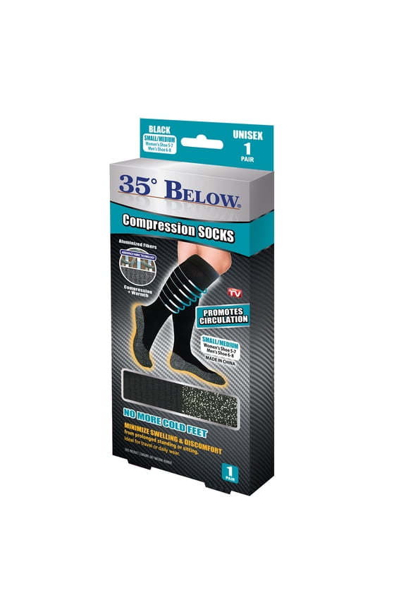Compression Socks, Small/Medium, As Seen on TV