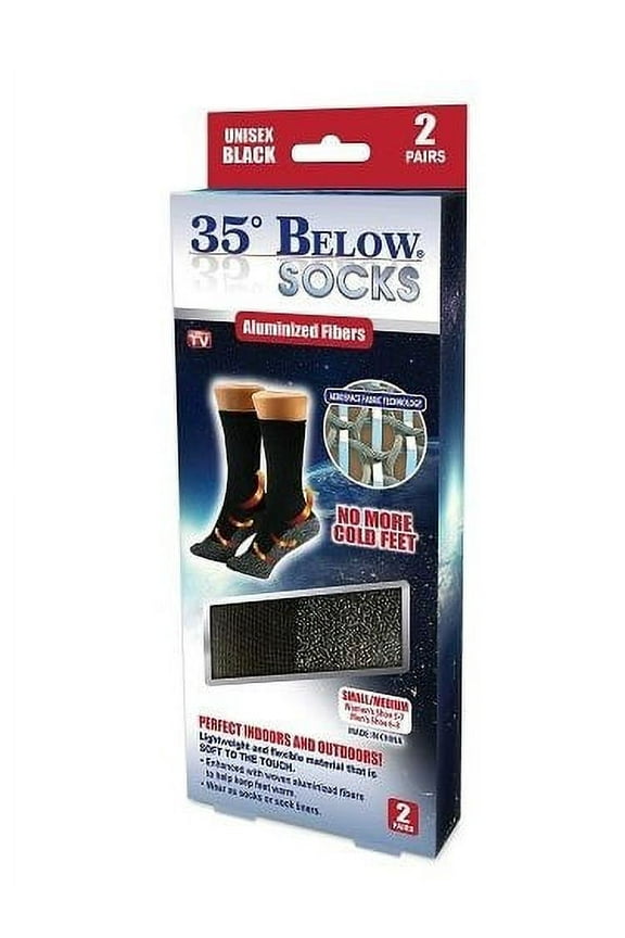 Socks 2 Pair As Seen On TV FREE SHIP 35 Below Socks 35 Below Socks no box special