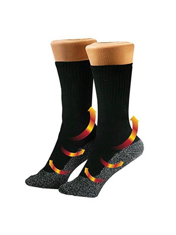 35 Below Socks, Winter Autumn Warm Socks Keep Your Feet Warm and Dry Aluminised Fibers Thermal Long Socks for Men Women,