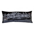 thumbnail image 1 of 35" Black Kansas City Nighttime Skyline Lumbar Decorative Pillow, 1 of 5