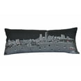 thumbnail image 1 of 35" Black Milwaukee Nighttime Skyline Lumbar Decorative Pillow, 1 of 5