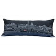 thumbnail image 1 of 35" Black Washington DC Nighttime Skyline Lumbar Decorative Pillow, 1 of 6