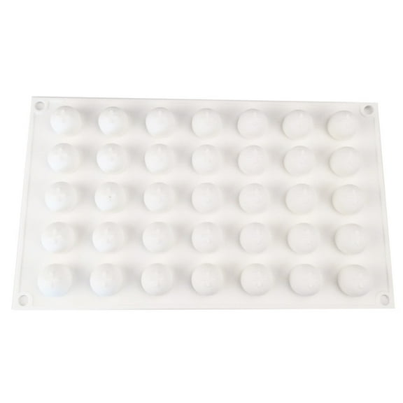35 Cavity 3D Sphere Silicone Mold, Cake Mousse Pastry Decorating Tool