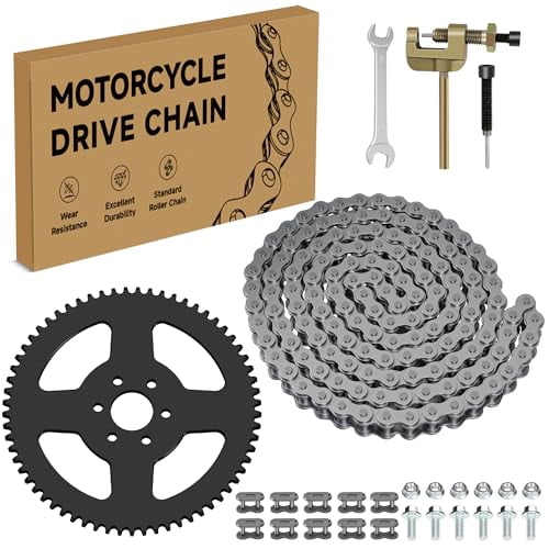 40T Rear Chain Sprocket For Mini Bikes - 6 Hole, Fits #40/41/420 Chain, Compatible With Coleman CT100U, Motovox, Baja