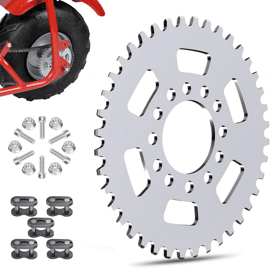 35 Chain 40 Tooth 40T Mini Bike Rear Sprocket for Coleman CT100U CC100X Trail 100 CK100 Baja Doodle Bug DB30 Motovox MBX10 MBX11 Mega Moto 80cc Taotao GK80 Go Kart Predator 97cc 100cc Min Bike Parts