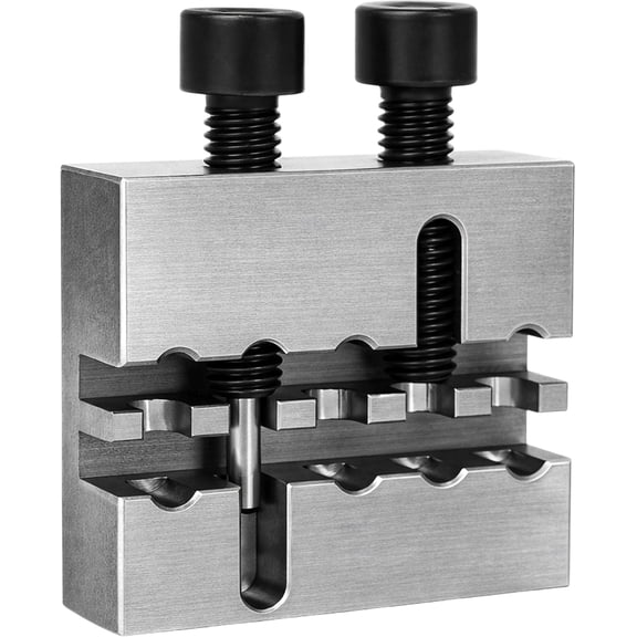#35 Chain Breaker Tool, 1PC Racing Breaking Press, CNC Cacbon Steel Material Construction, Heavy Duty Precision Chain Grooves Breaking Tool, 6 Pins Design