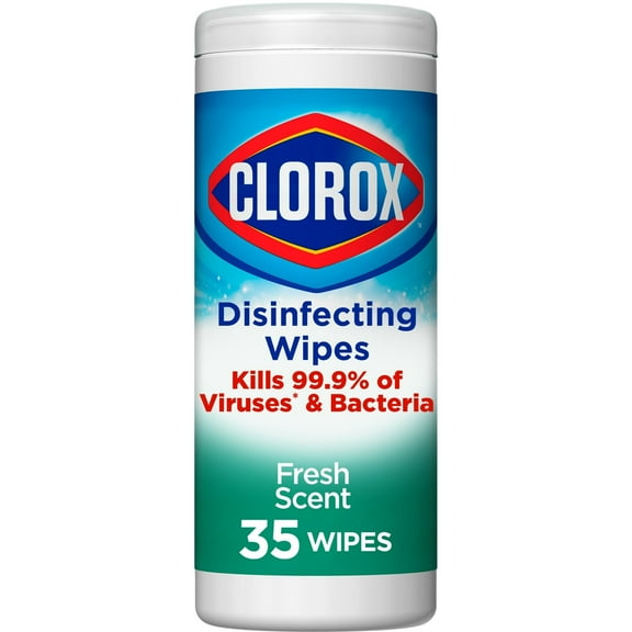 35-Count Clorox Bleach-Free Disinfecting Cleaner Wipes, Fresh Scent, (6-Pack)