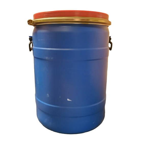 35 Gallon Plastic Barrel/Drum with Removable Resealable Lid