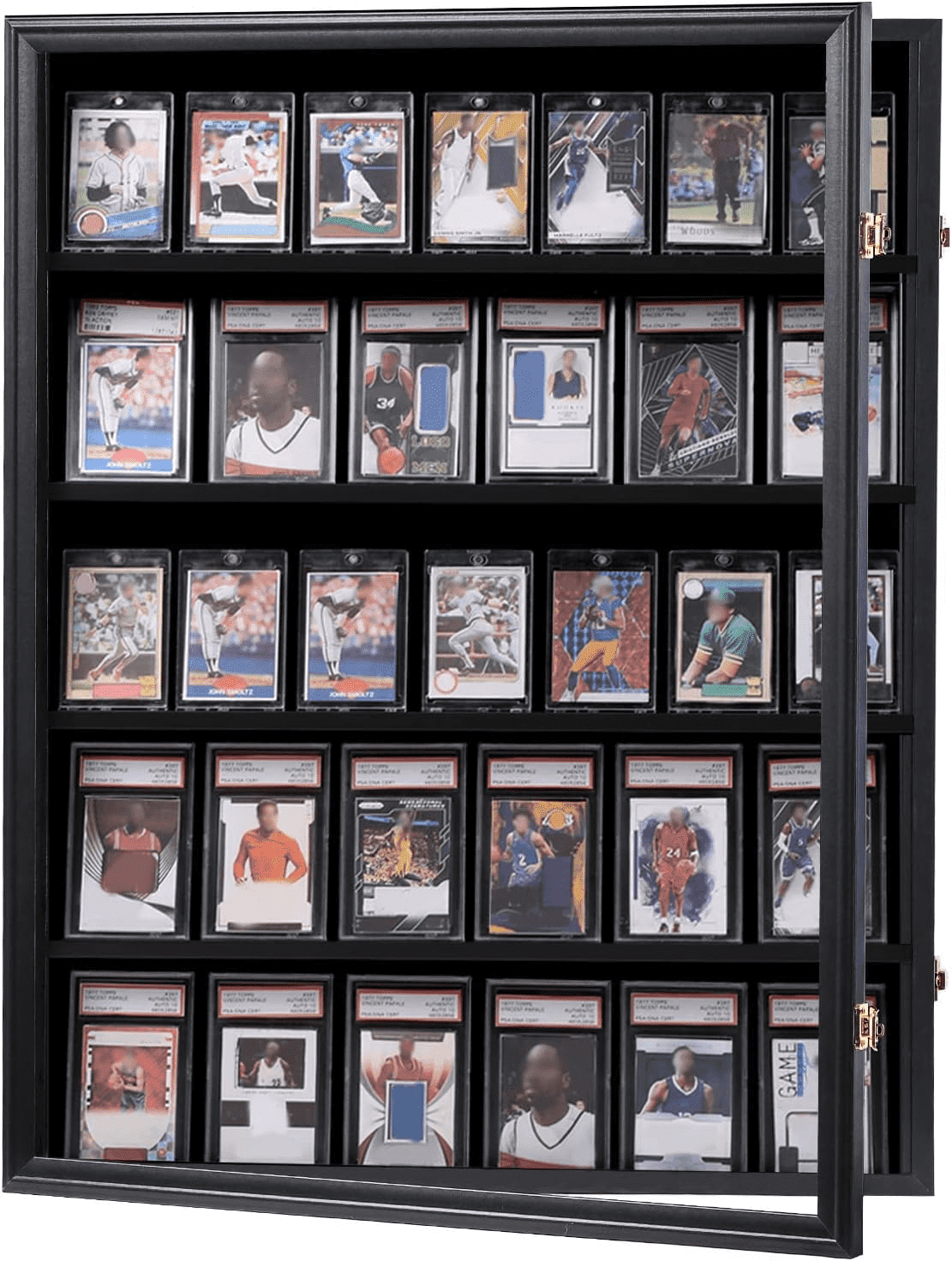 9 card display case Amazon.com: BCW Wall Mountable Trading Card Display Frame | 9 Card  Screwdown Holder | Baseball Card Display Frame | High-Impact Crystal Clear  Polystyrene