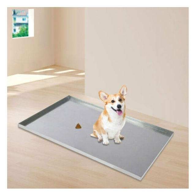 35 Inch Steel Replacement Pan Dog Crate For Pet Kennel Cage Tray Bed