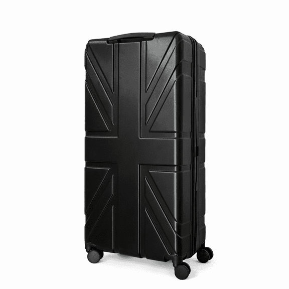 35 Inch Trade Show Carrying Case with Wheels, Heavy Duty Hard Shell Banner Stand Transport Case for Retractable Banner Stands, Black