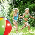 thumbnail image 1 of Swim Central Inflatable 6-Panel Splash and Spray Sprinkler Ball - 35", 1 of 3