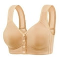 thumbnail image 1 of Joau Wireless Front Closure Bra for Women Post Surgery Compression Bra Comfort Seamless Wirefree Push Up Bra Mastectomy Bra Everyday Bras, 1 of 2
