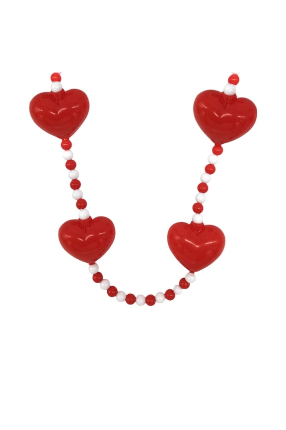 35" LED Red Heart Necklace (Each)