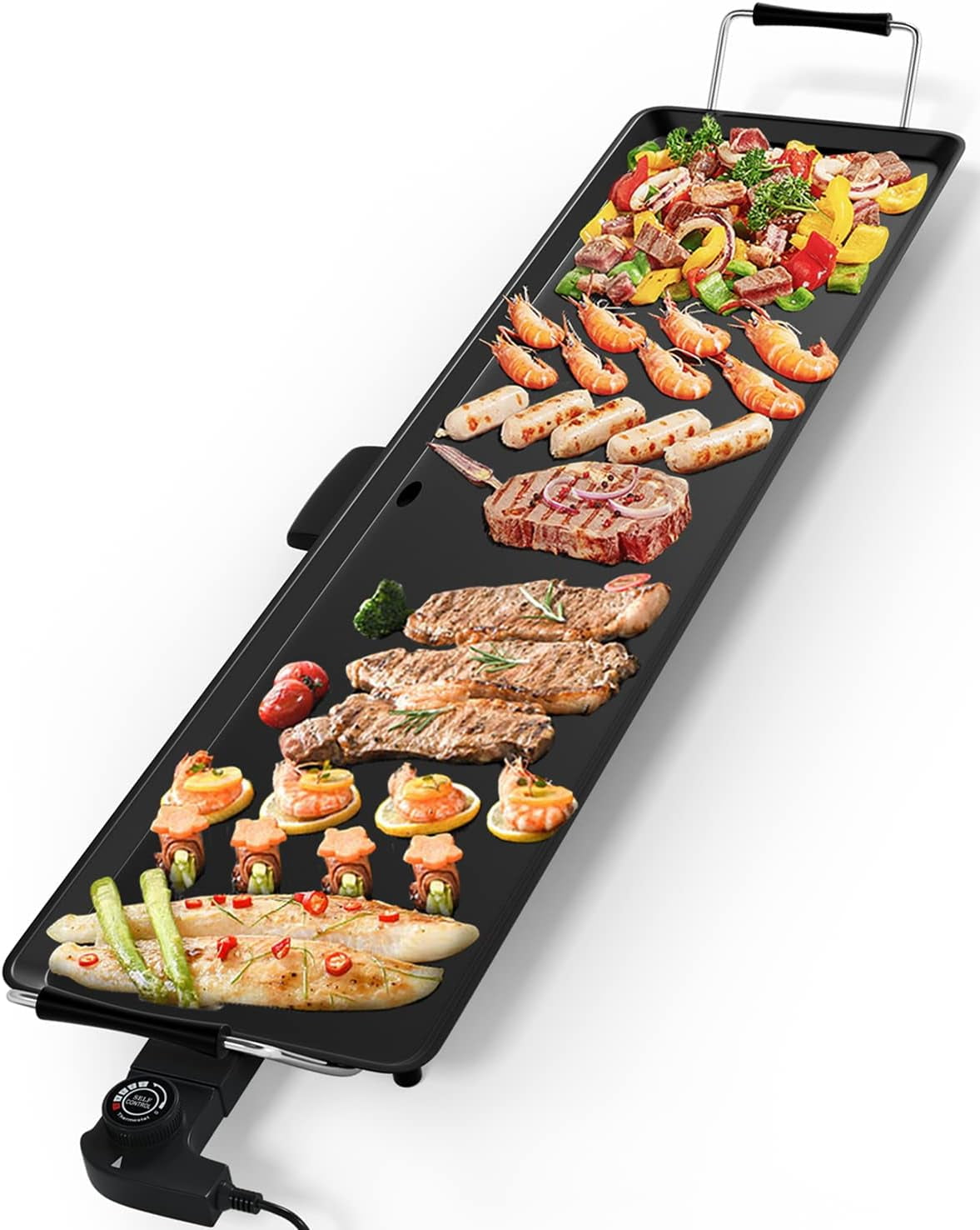 35" Large Electric griddle, Arlime Indoor Outdoor Teppanyaki Table Top