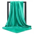 thumbnail image 1 of 35" Large Square Satin Head Scarf - Silk Hair Scarf Square Hair Bandanas Large Scarf Sleeping Head Wraps for Women, 1 of 9