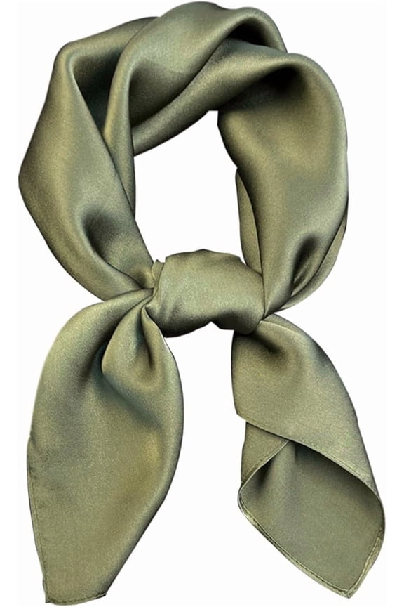 35" Large Square Satin Head Scarf - Silk Hair Scarf Square Hair Bandanas Large Scarf Sleeping Head Wraps for Women