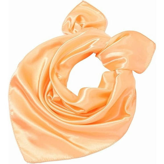 35" Large Square Satin Head Scarf - Silk Hair Scarf Square Hair Bandanas Large Scarf Sleeping Head Wraps for Women