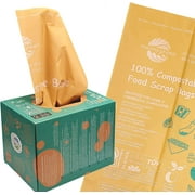 [35% OFF] Moonygreen Compostable Trash Bags 13 Gallon, 50 Count, Extra Thick 1.1 Mils, Certified US BPI ASTM D6400