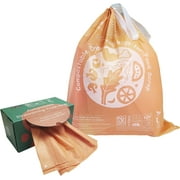 [35% OFF NOW!!] MoonyGREEN 8 Gallon Heavy Duty Drawstring Compostable Trash Bags, 30 Counts