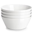 thumbnail image 1 of 35 Oz Soup  White Porcelain Set Of 4 Deep Bowl For Kitchen Large Ceramic Cereal Salad Ramen And Fruit Dishwasher &wave Safe Series Regular, 1 of 7