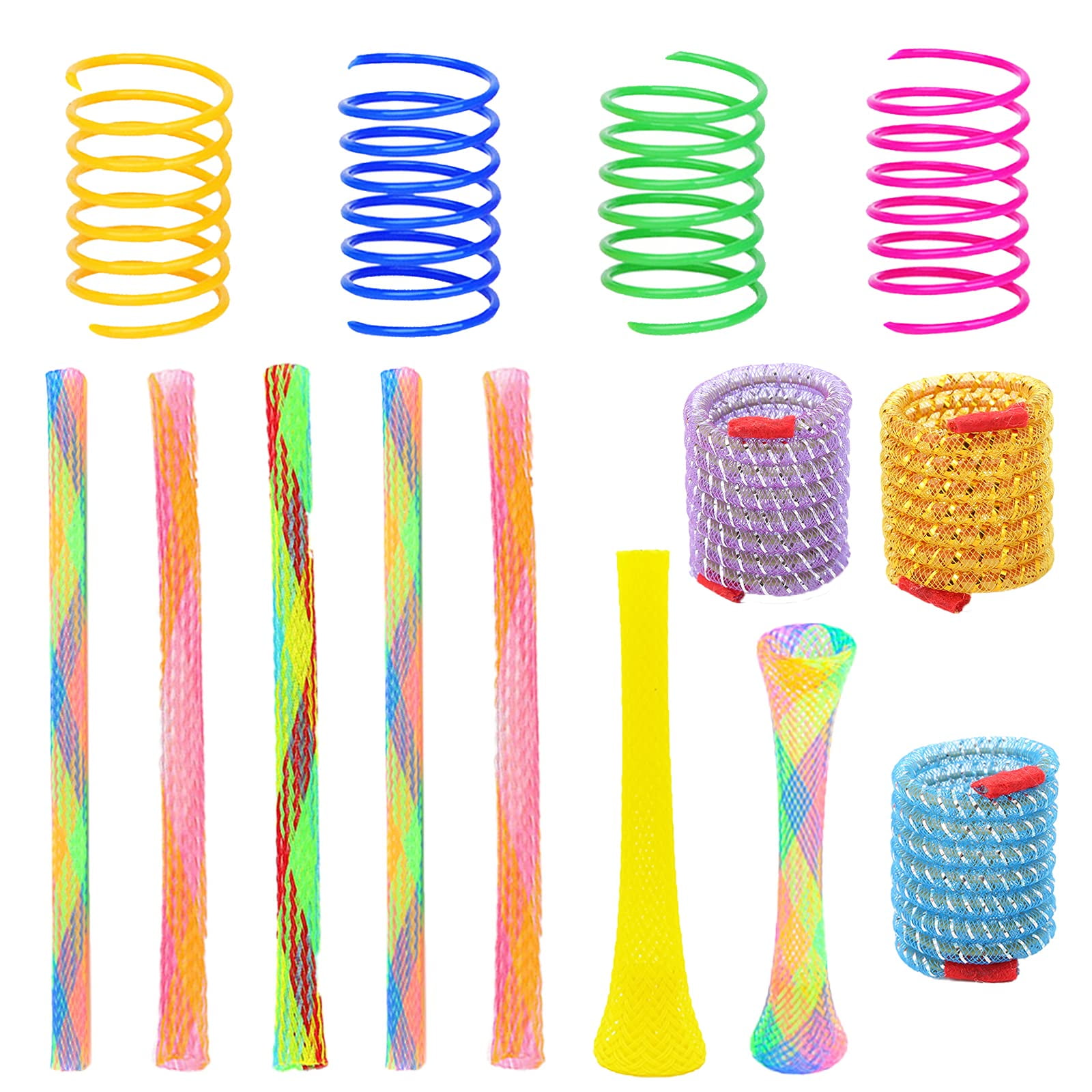 35 Pack Cat Spring Toys Set, Colorful Cat Spring Toy And Cat Spring ...