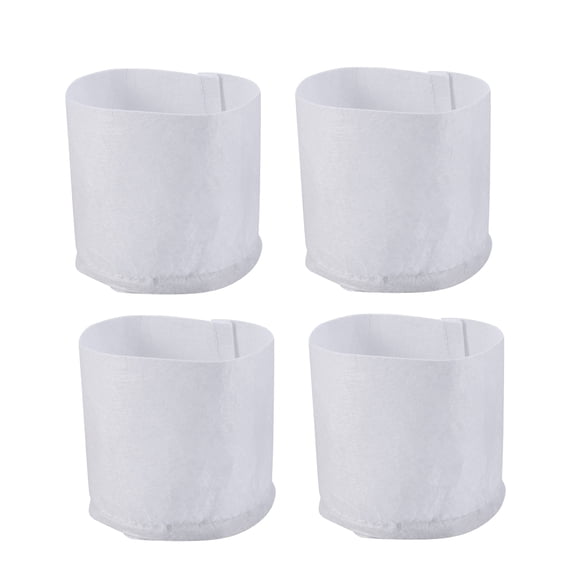 35 Pieces 18x16CM Non-Woven Fabric Grow Bags for Plants Tree Pots Root Containers Portable Breathable Flower Pot Pouches White