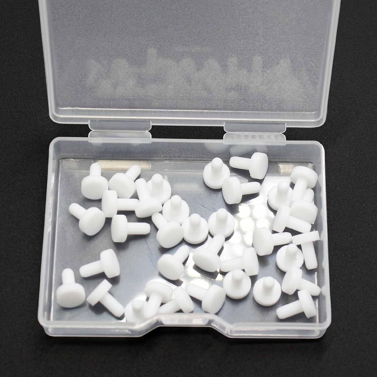 35 Pcs 3 mm/0.12 in Silicone Rubber Plug for Small Round Holes ...