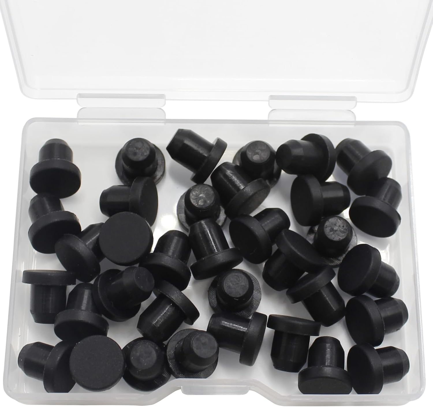 35 Pcs 6.5 mm/ 1/4 in Silicone Rubber Plug for Small Round Holes ...