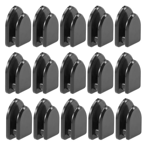 HEMOTON Black Car Hooks for Storage Use ABS PP Material Small Size Design Enhance Car Functionality 35pcs