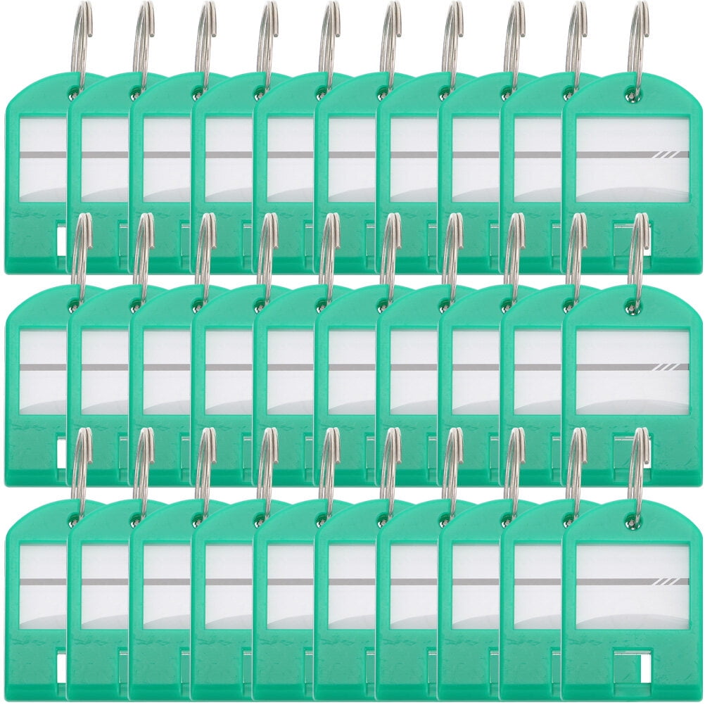 35 Pcs Key Tag Identifiers Ring Accessories Bag Tags for Luggage