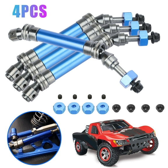 TSV 4pcs Front and Rear CVD Drive Shaft Fit for Traxxas 1/10 MAXX WideMaxx RC Car, Metal Drive Axle Replacement Parts