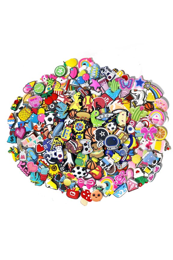35 Pcs Random PVC Shoe Charms, Cute Mixed Design Decorations for Garden Shoes, Unisex Party Gifts