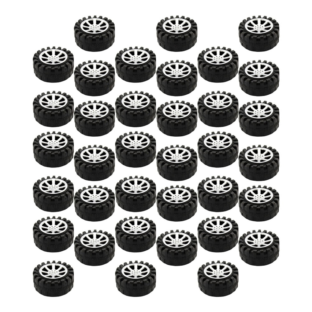 35 Pcs Toy Car Making Wheels Car Wheels Small Car Wheels Toy Car