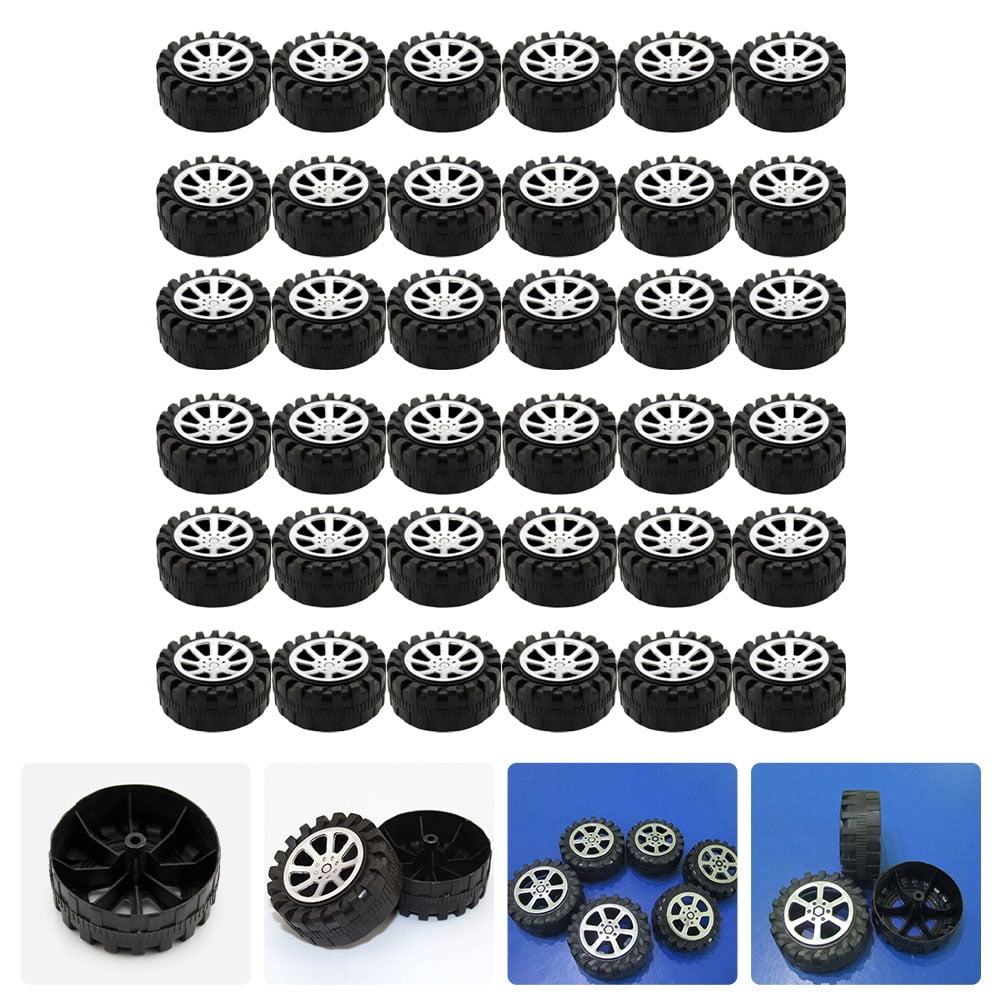 35 Pcs Toy Car Making Wheels Car Wheels Small Car Wheels Toy Car