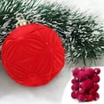 thumbnail image 1 of 35 Pcs Velvet Christmas Ball Ornaments Set Various Styles Of Christmas Ball Ornaments Pendant Party Decorations Xmas Tree Decorations Hanging Balls, 1 of 6