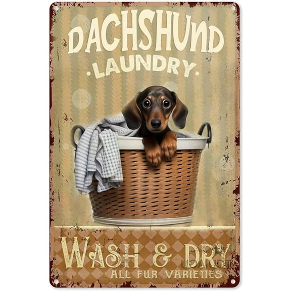 35 Piece Jigsaw Puzzle For Adults And Families - Dachshund Laundry Wash & Dry All Fur Varieties Wooden Jigsaw Puzzle - Family Fun & Leisure Beginner Jigsaw Puzzle Toys For Adults Stress Relief