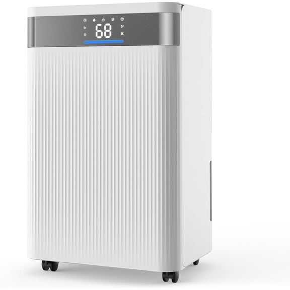 35 Pints Dehumidifier for Home & Basement 2500 Sq.Ft Coverage Drain Hose for Commercial & Industrial Use Smart Humidity Control Low Noise for Large Rooms Warehouses Bedrooms & Storage