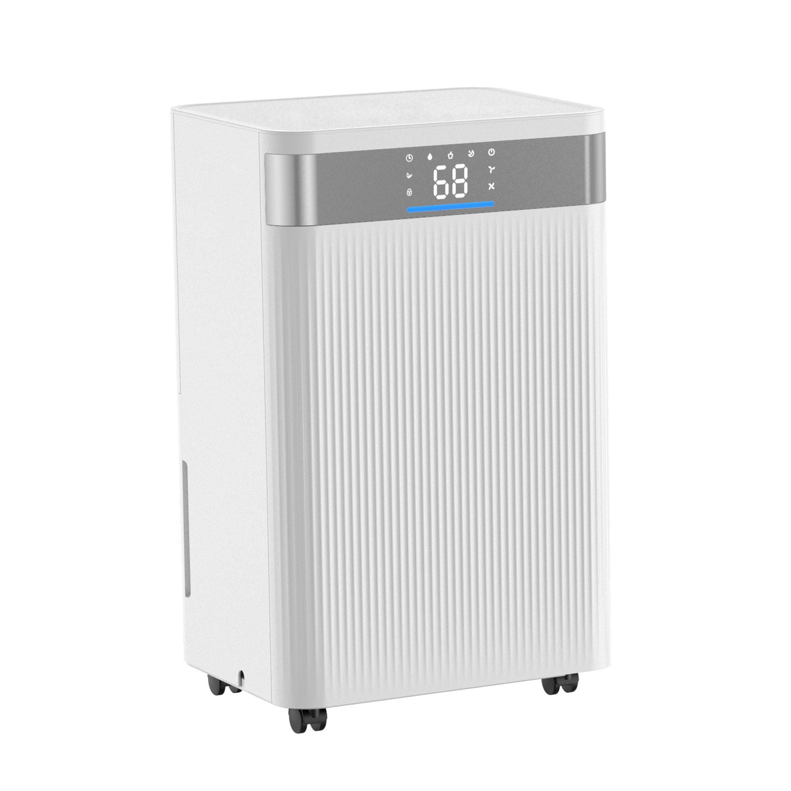 35 Pints Dehumidifier for Home & Basement, Drain Hose for Commercial & Industrial Use, Smart Humidity Control, Low Noise for Large Rooms, Warehouses, Bedrooms & Storage, Large Coverage,White