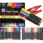 30 Watercolor Brush Pens Combo Pack, 28 Colors 2 Water Brushes by ArtShip  Design 