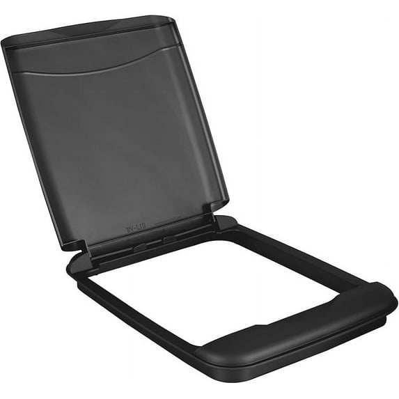 35 Quart Garbage Can Lid for Base Kitchen and Bathroom Cabinet, Replacement Plastic Trash Bin Lid Only, Black,