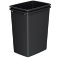 thumbnail image 1 of 35 Quart Plastic Trash Can, Under Canbinet Waste Bin, 9-Gallons Slim Trash Can for Kitchen Bedroom Office Bathroom Under Sink Black (2 Pack), 1 of 12