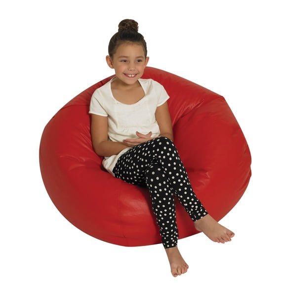 35" Round Bean Bag - Red