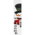 thumbnail image 1 of Northlight 35" Snowman "Welcome" Christmas Wooden Porch Board Sign Decoration, 1 of 7