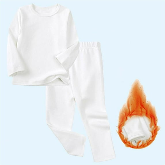 Up to 35% Toddler Baby Boy Fall Outfit Color Block Long Sleeve Sweatshirt Children's Solid Color Round Neck Long Sleeved Shirt With Elastic Waist Long Pants Home Suit Set Ndbuld White 12 Months